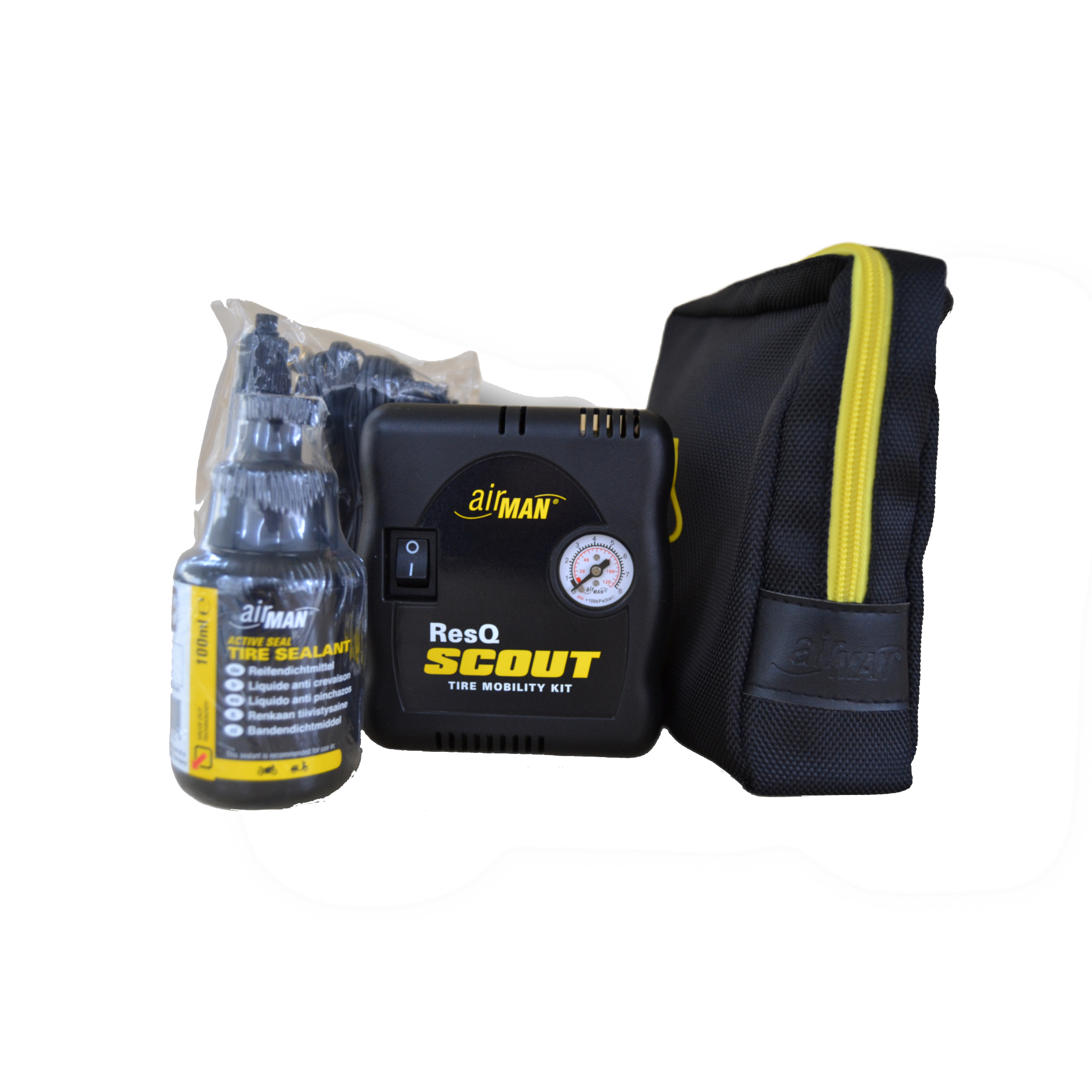 AirMan Scout VO Moto Lastik Tamir Seti